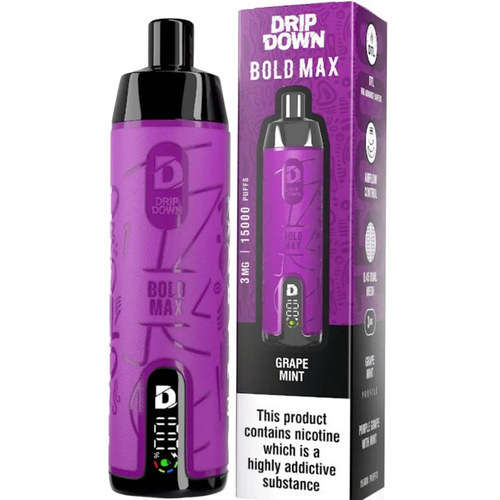 Drip Down Bold Max 3MG 15000 Puffs New Arrival
