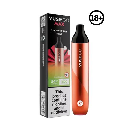 Vuse Go MAX Strawberry Kiwi 1500Puffs 34mg Disposable