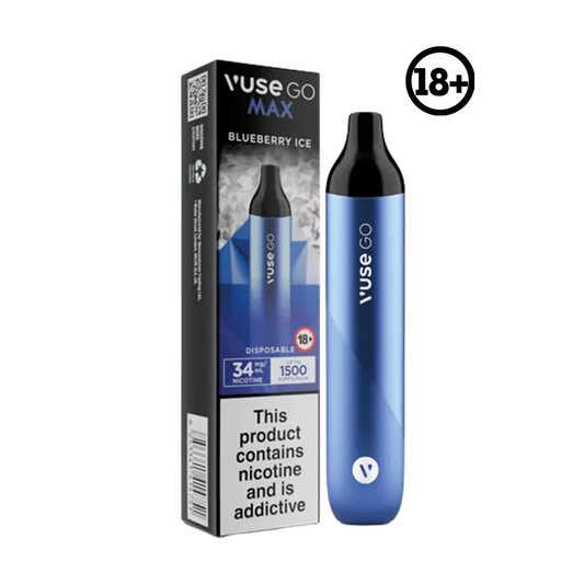 Vuse Go MAX Blueberry Ice 1500Puffs 34mg Disposable