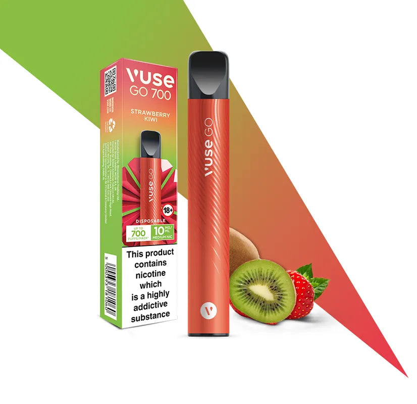Vuse Go 700 Strawberry Kiwi Ice 700Puffs 34mg Disposable