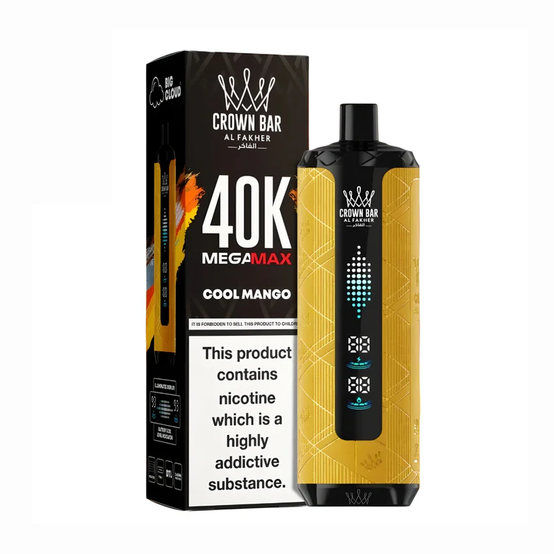 Al Fakhir Crown Bar Mega 40K Puffs Disposable