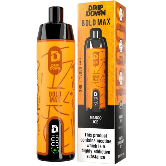 Drip Down Bold Max 3MG 15000 Puffs New Arrival
