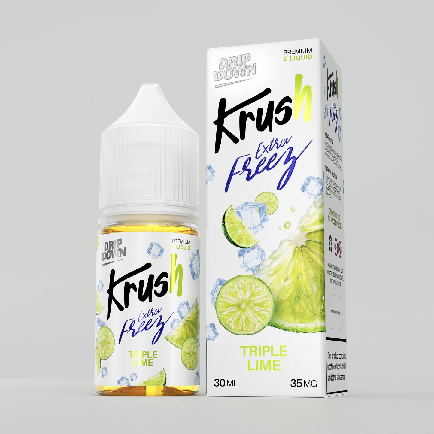 Drip Down Krush Extra Freez 55MG 30ml New Arrival