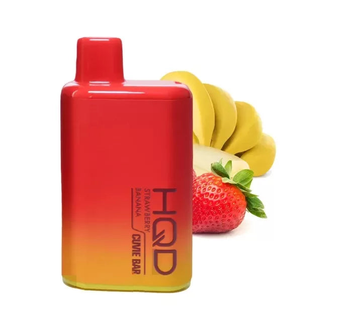 HQD Cuvie Bar Strawberry banana 7000Puffs 50mg Disposable