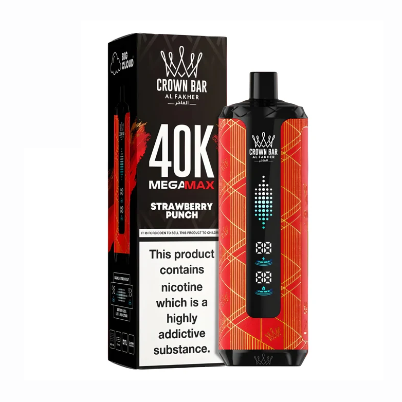 Al Fakhir Crown Bar Mega 40K Puffs Disposable