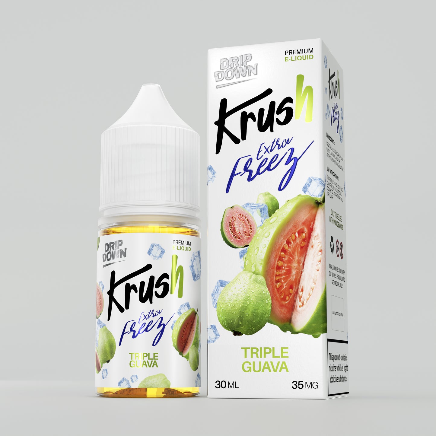 Drip Down Krush Extra Freez 55MG 30ml New Arrival