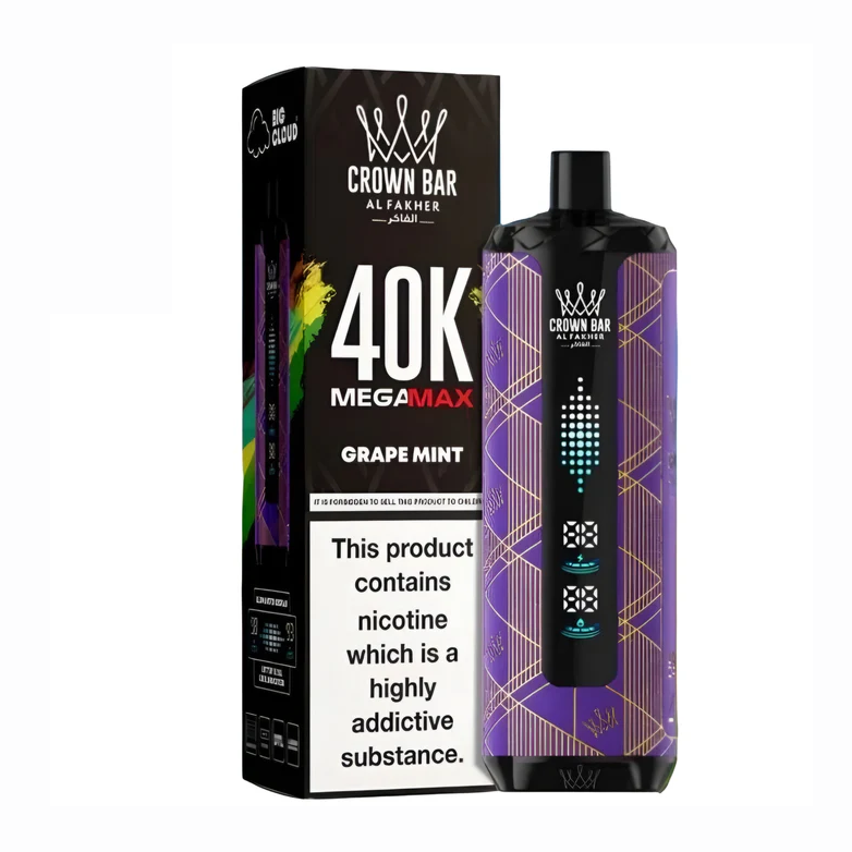 Al Fakhir Crown Bar Mega 40K Puffs Disposable