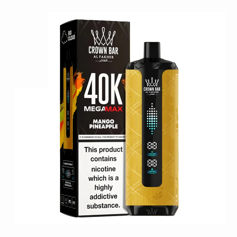Al Fakhir Crown Bar Mega 40K Puffs Disposable