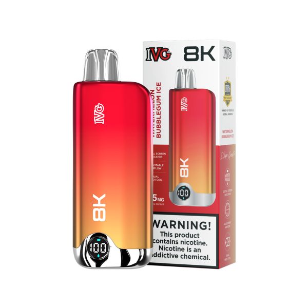 IVG 8000Puffs 35mg 600mAh Digital Screen Indicator