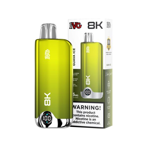 IVG 8000Puffs 35mg 600mAh Digital Screen Indicator