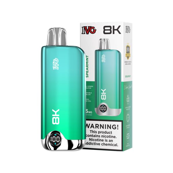 IVG 8000Puffs 35mg 600mAh Digital Screen Indicator