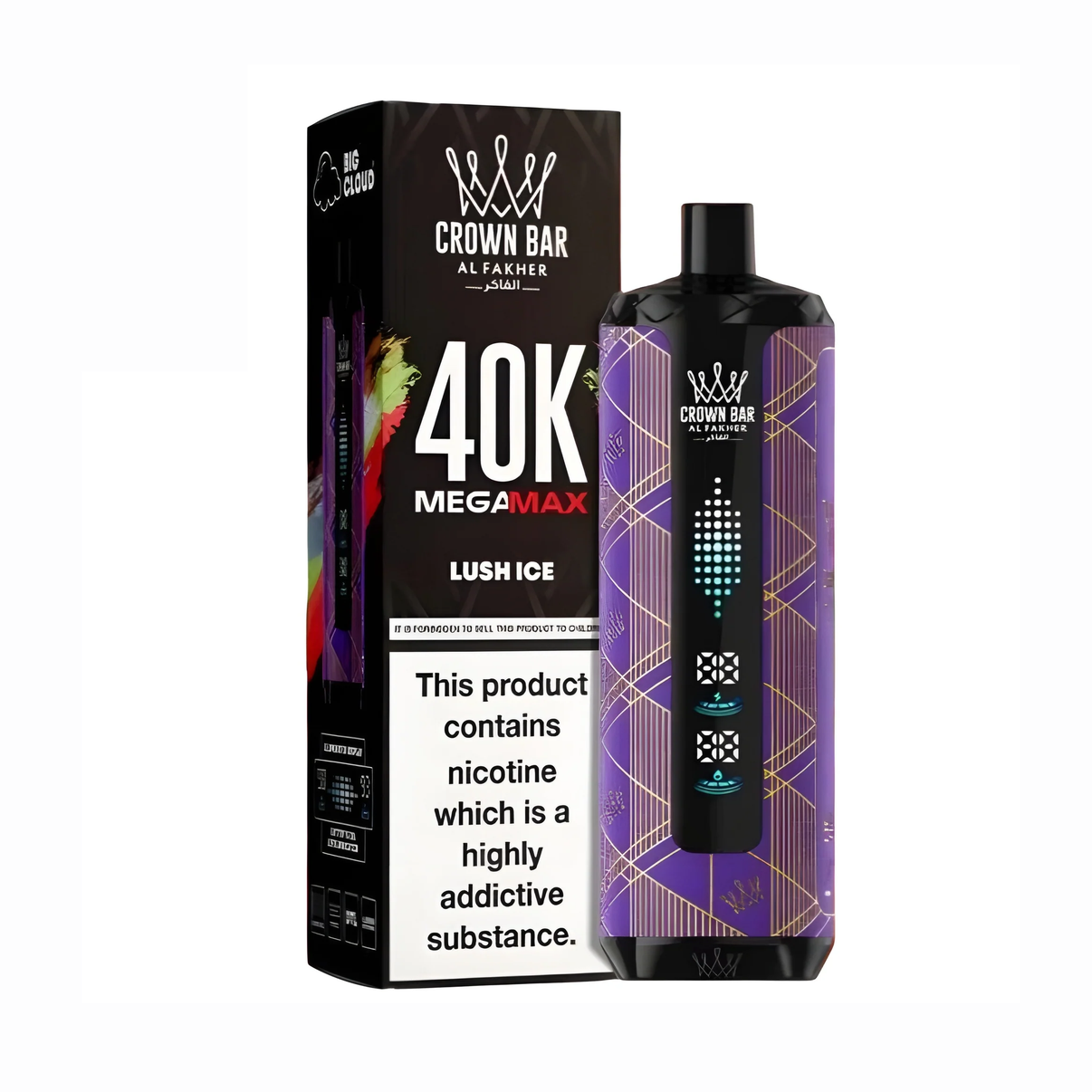 Al Fakhir Crown Bar Mega 40K Puffs Disposable