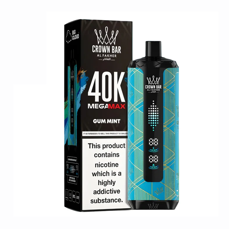 Al Fakhir Crown Bar Mega 40K Puffs Disposable