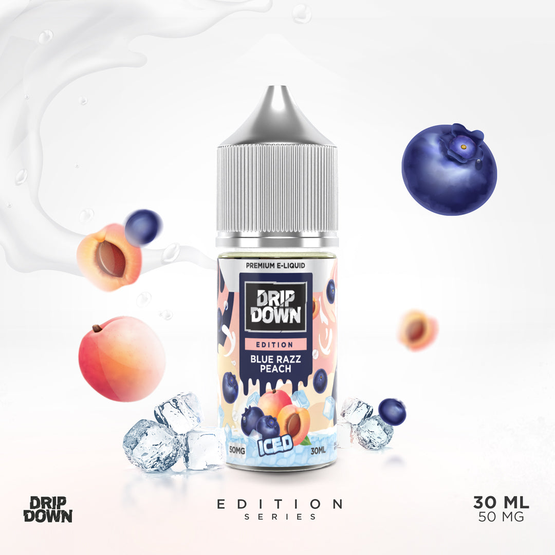 Drip Down Edition Blue Razz Peach Ice 50mg 30ml