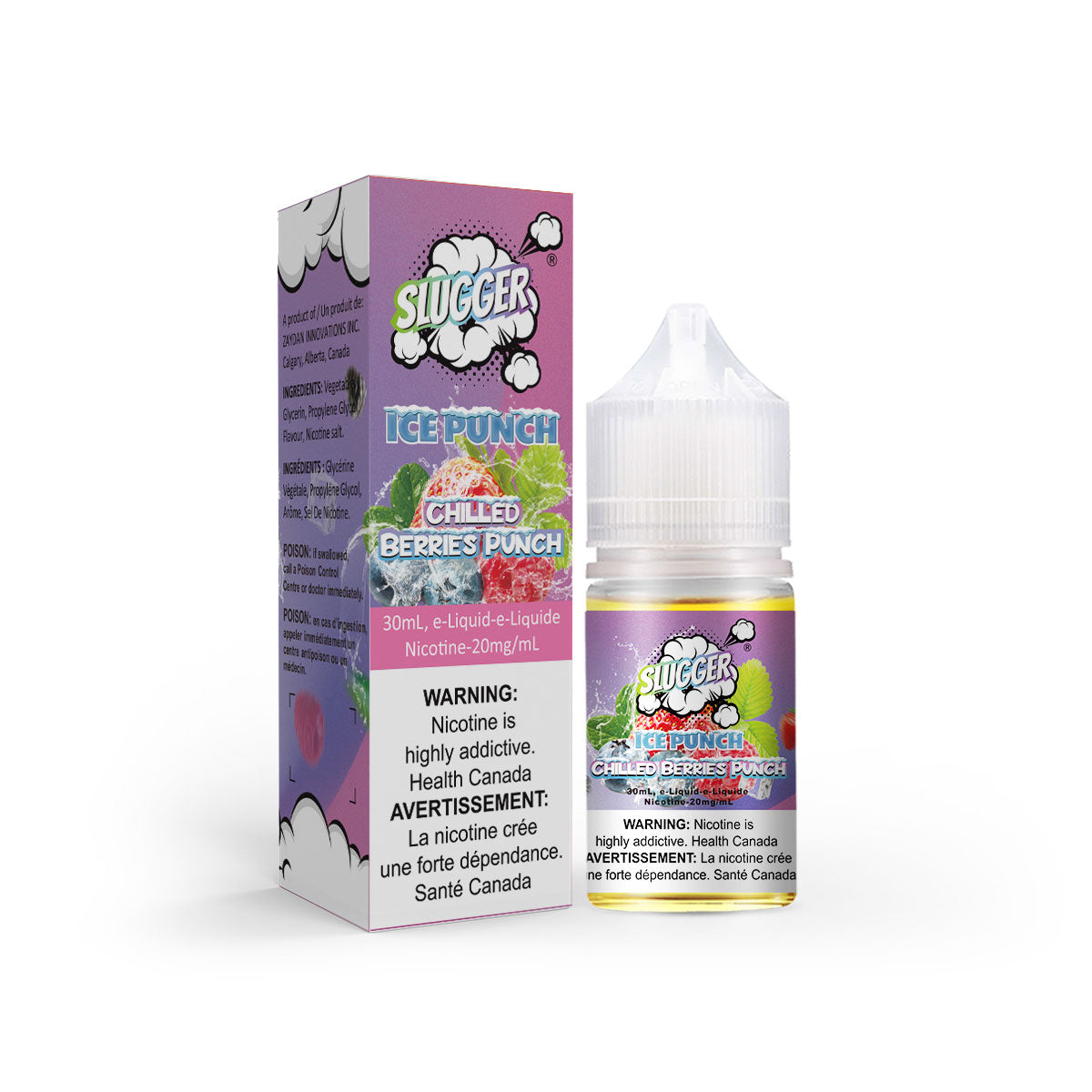 Slugger 20mg 30ml iced Salt Nic