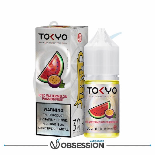 Tokyo Classic Iced Watermelon Passion Fruit  30ml New Arrival
