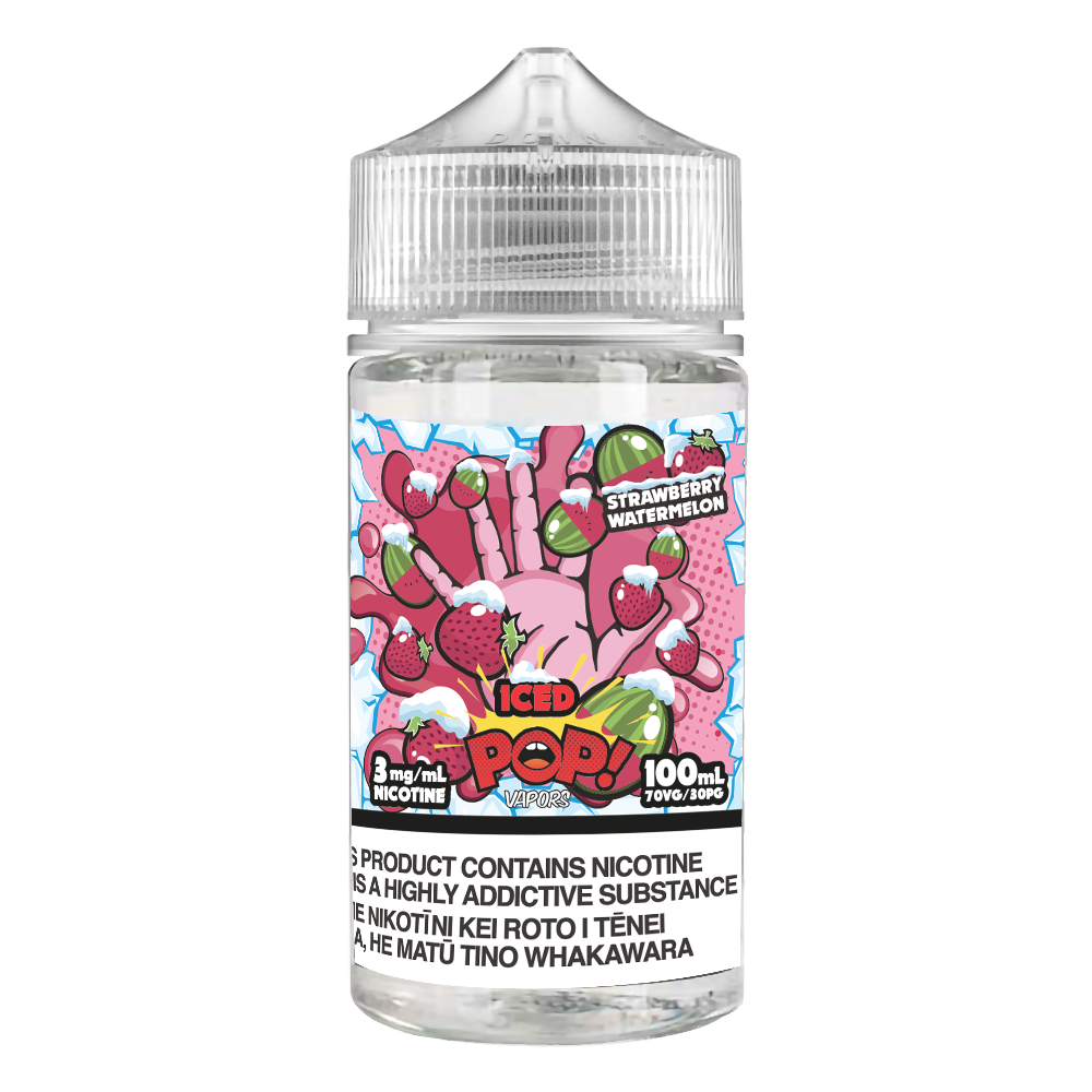 Pop Vapors Strawberry Watermelon Ice 3mg 100ml