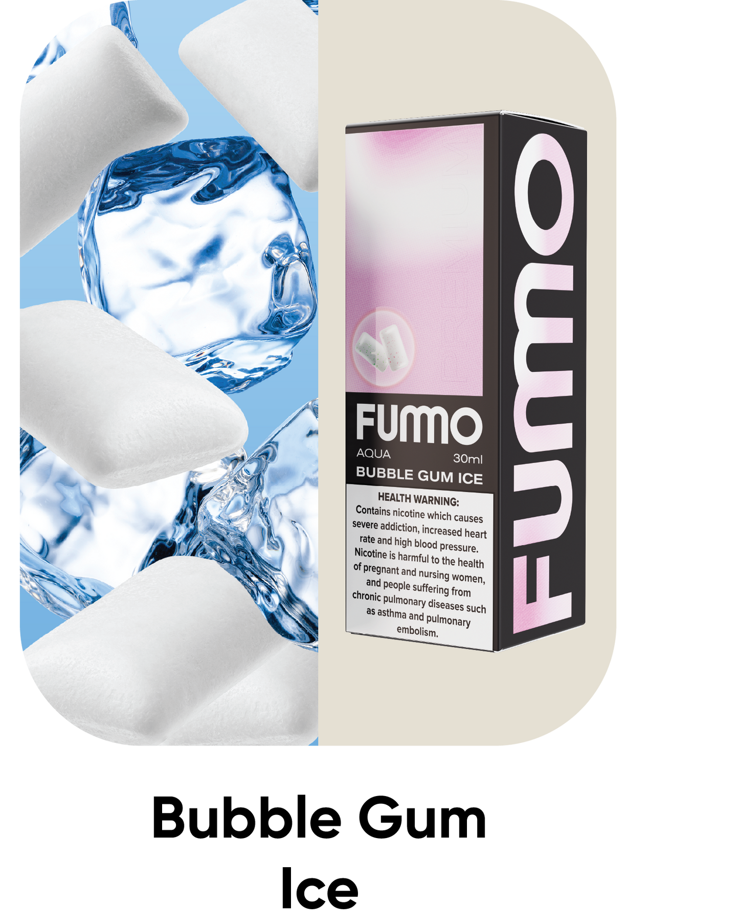 Fummo Aqua Bubblegum Ice 20mg 30ml