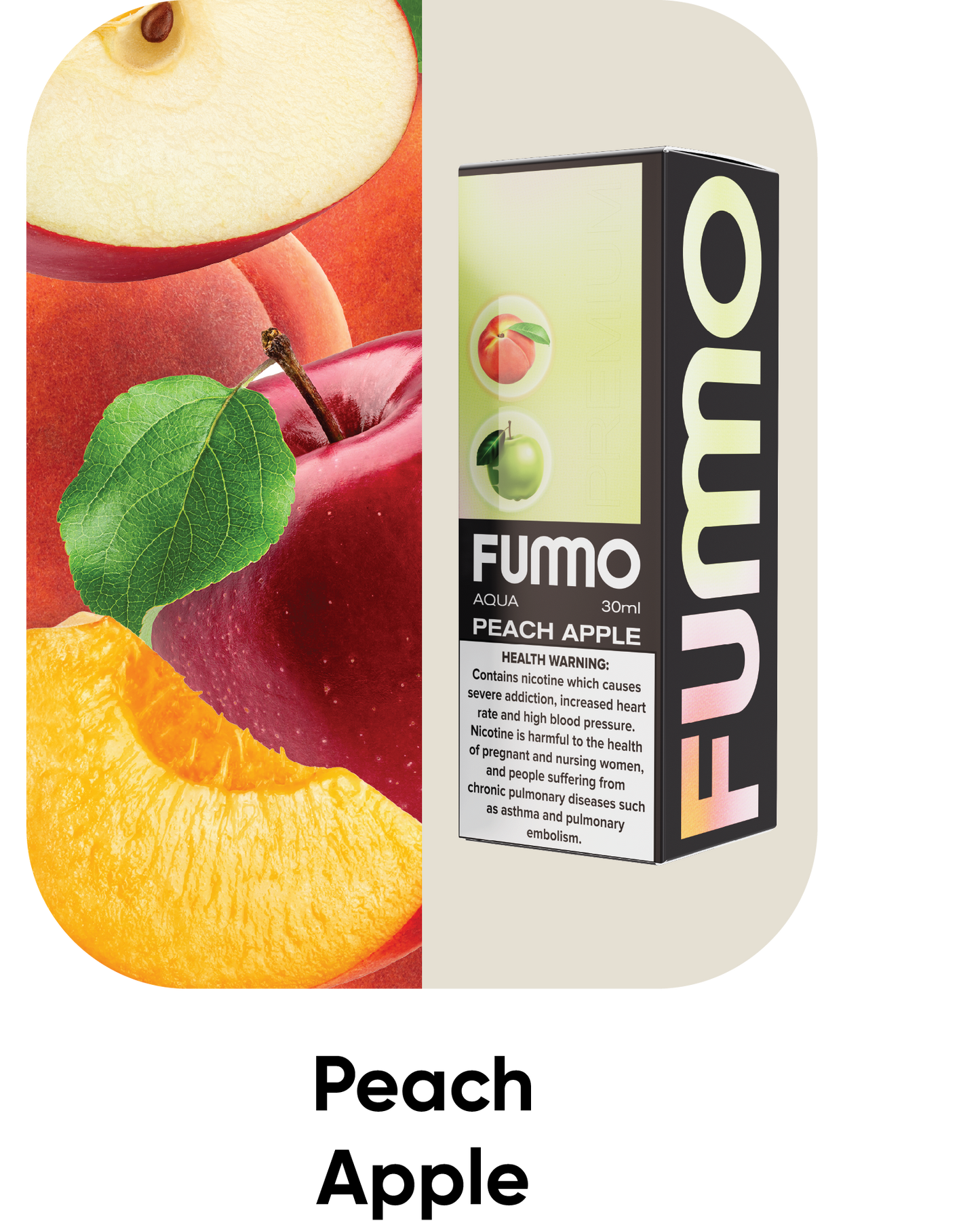 Fummo Aqua Peach Apple 20mg 30ml