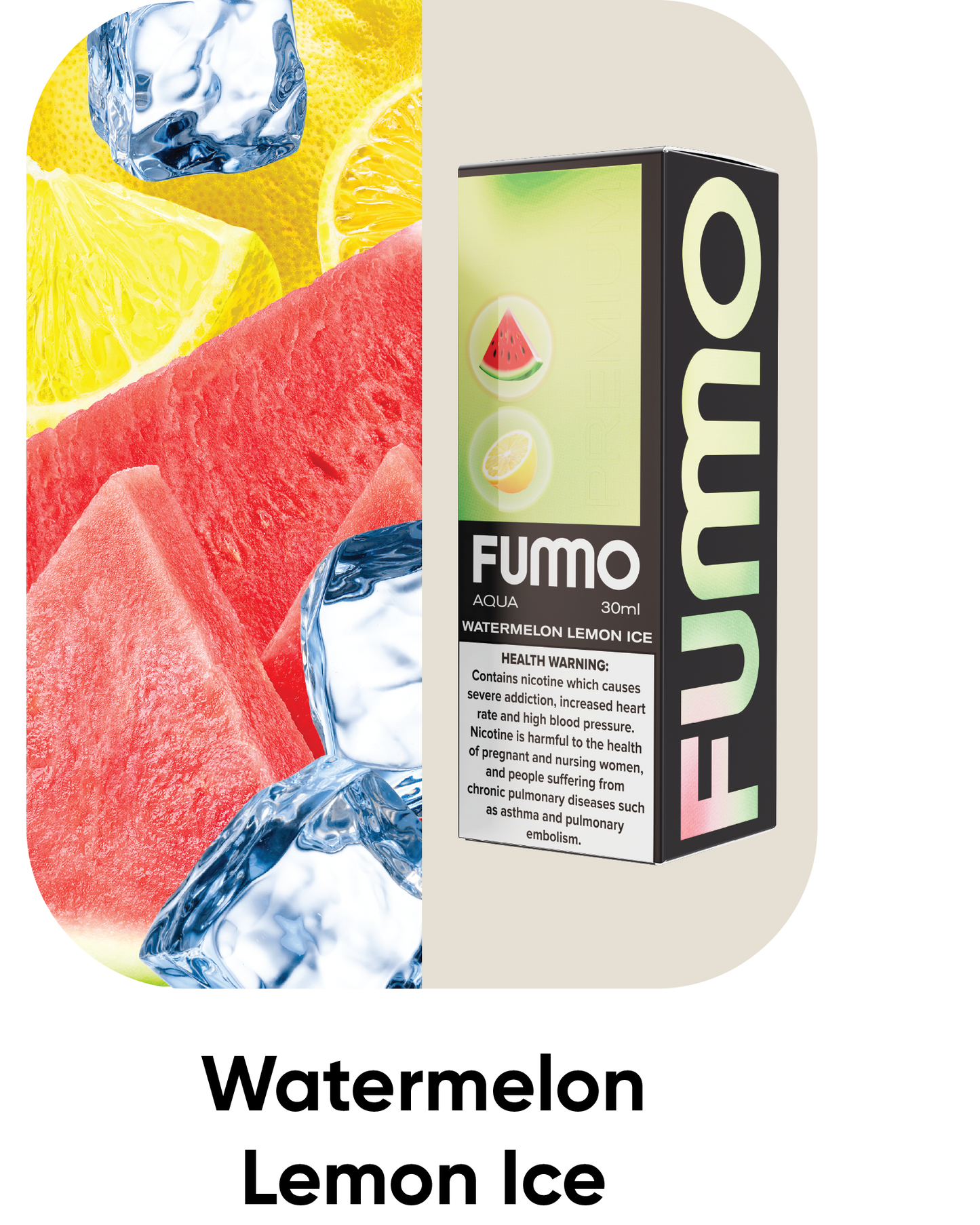 Fummo Aqua Watermelon Lemon Ice 20mg 30ml