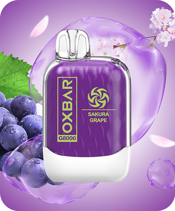 Oxbar Sakura Grape 5% 8000Puffs 650mAh Disposable