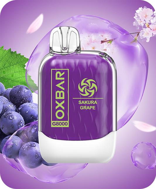 Oxbar Sakura Grape 5% 8000Puffs 650mAh Disposable