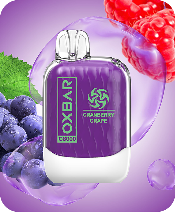 Oxbar Cranberry Grape 5% 8000Puffs 650mAh Disposable