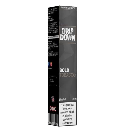 Drip Down Bold Tobacco 50mg 30ml