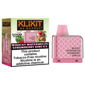 Klikit Watermelon Strawberry Kiwi ice 5000Puffs 5% Replacement Pod