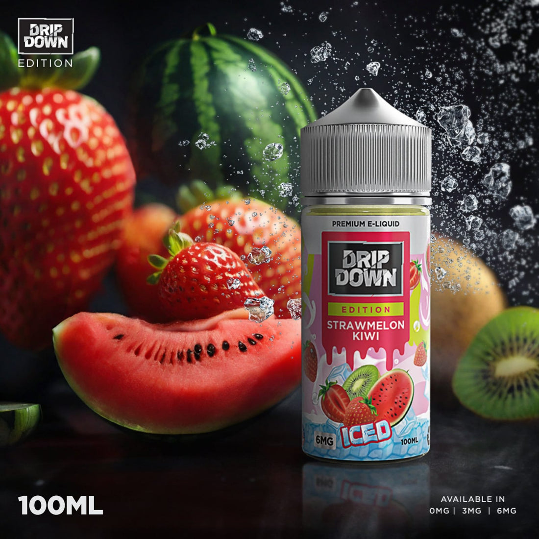 Drip Down Edition Series 3mg 100ml Iced