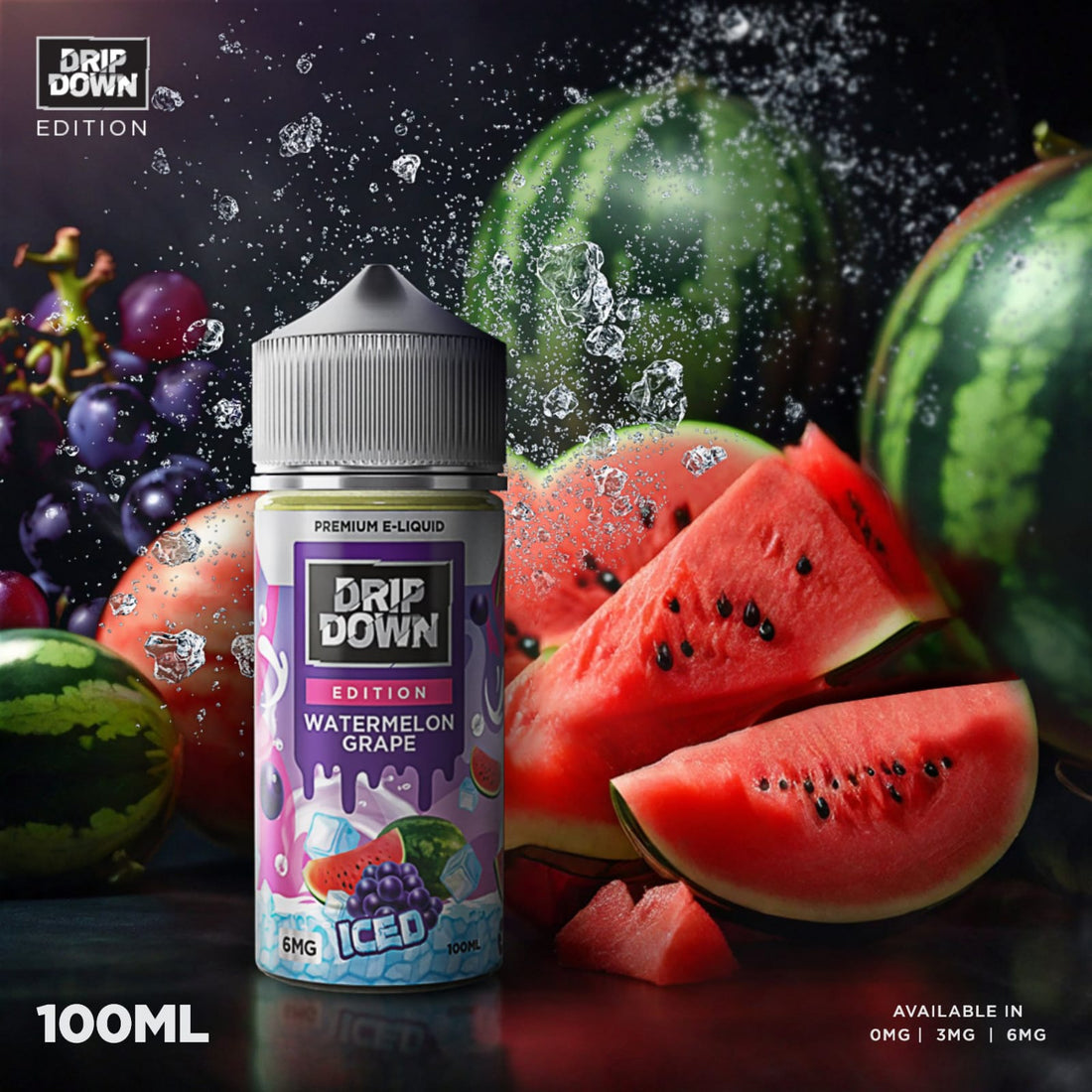 Drip Down Edition Series 6mg 100ml Iced