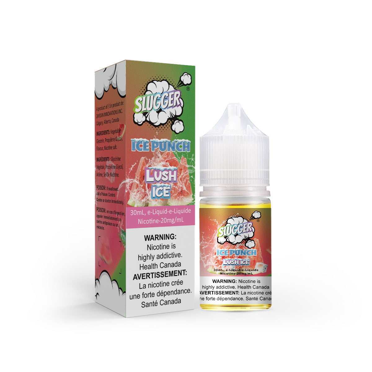 Slugger 20mg 30ml iced Salt Nic