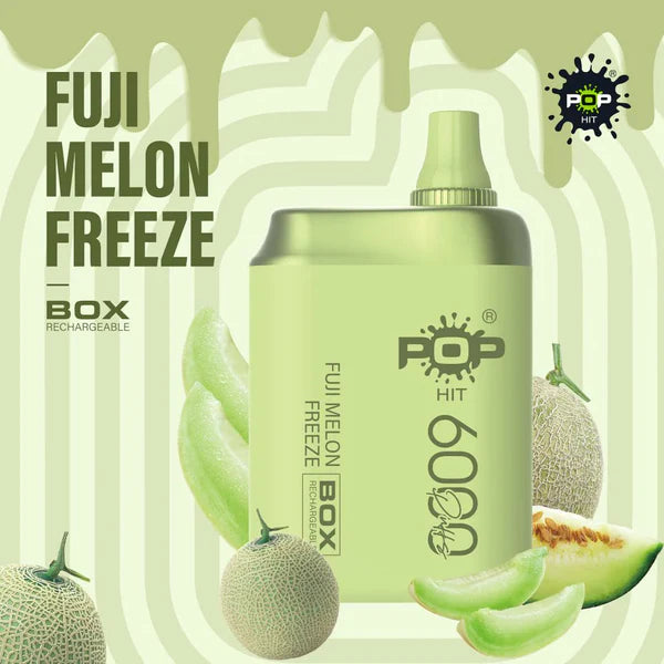 Pop Hit Fuji Melon Freeze 6000Puffs 5% Mesh Coil