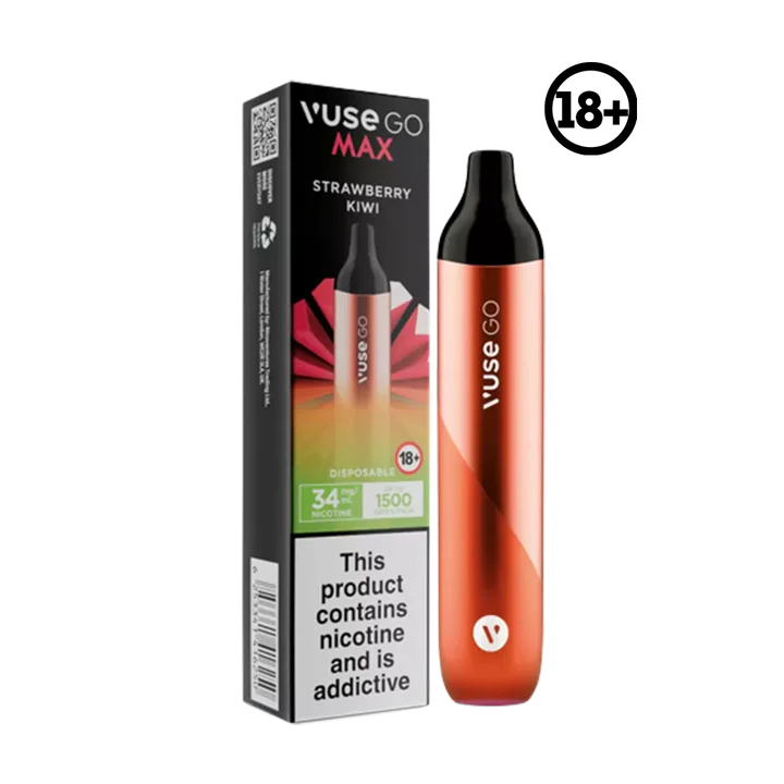 Vuse Go MAX Strawberry Kiwi 1500Puffs 34mg Disposable