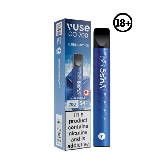 Vuse Go 700 Blueberry Ice 700Puffs 34mg Disposable