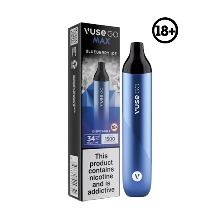 Vuse Go MAX Blueberry Ice 1500Puffs 34mg Disposable