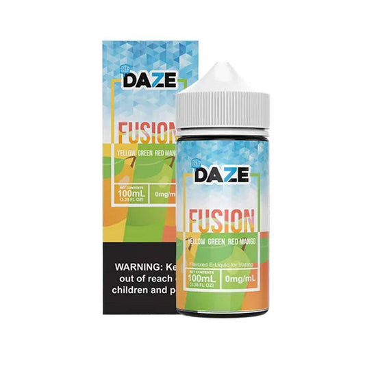 Daze Fusion Series Yellow Red Green Mango 3mg 100ml