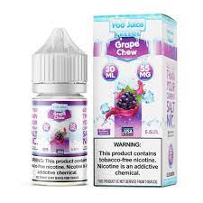 Pod Juice Freeze Grape Chew 55mg 30ml