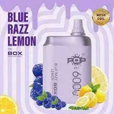 Pop Hit Blue Razz Lemon 6000Puffs 5% Mesh Coil