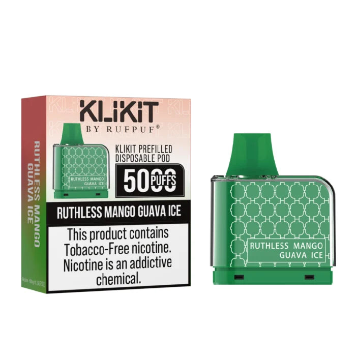 Klikit Ruthless Mango Guava Ice Prefilled Disposable Pod 50mg 5000Puffs