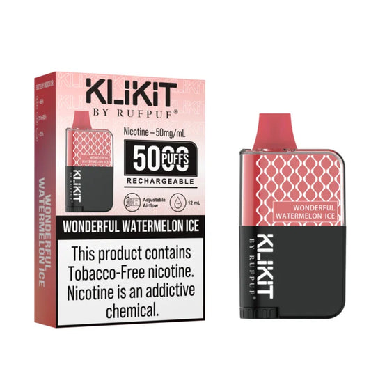 Klikit By Rufpuf Wonderfull Watermelon Ice 50mg 5000Puffs Disposable