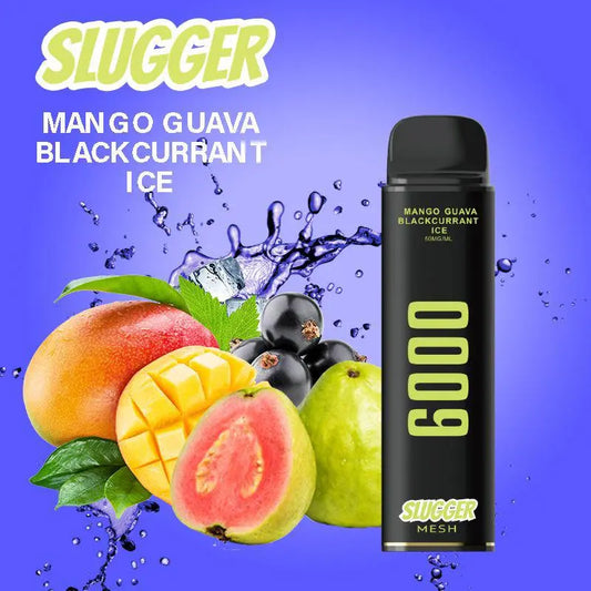 Slugger Mango Guava Blackcurrant Ice 50mg 6000Puffs Disposable