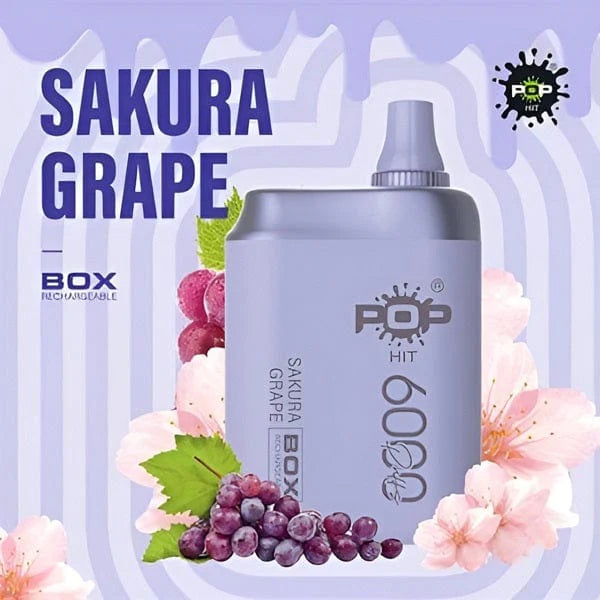 Pop Hit Sakura Grape 6000Puffs 5% Mesh Coil