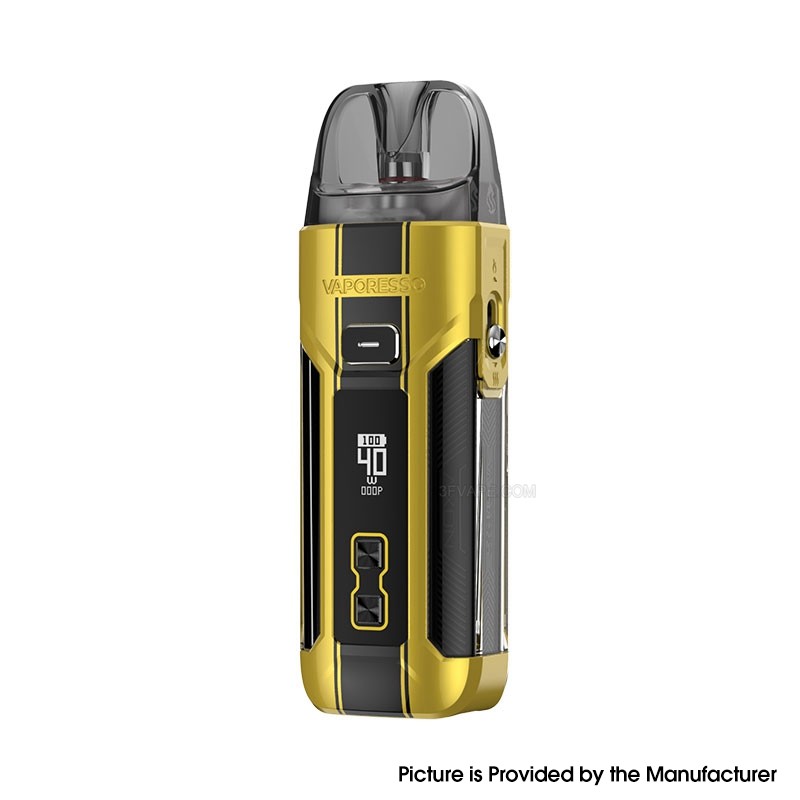 Vaporesso Luxe X Pro 1500mAh 80W Digital Display Pod Mod Kit Dazzling Yellow