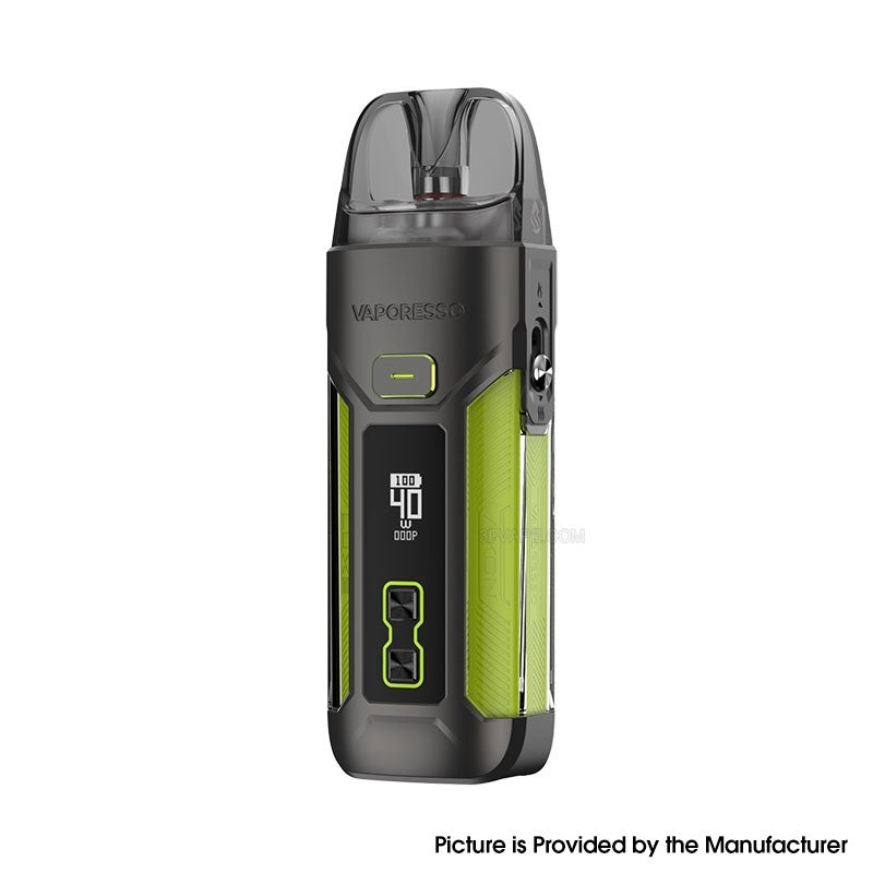 Vaporesso Luxe X Pro 1500mAh 80W Digital Display Pod Mod Kit Gunmetal Lime