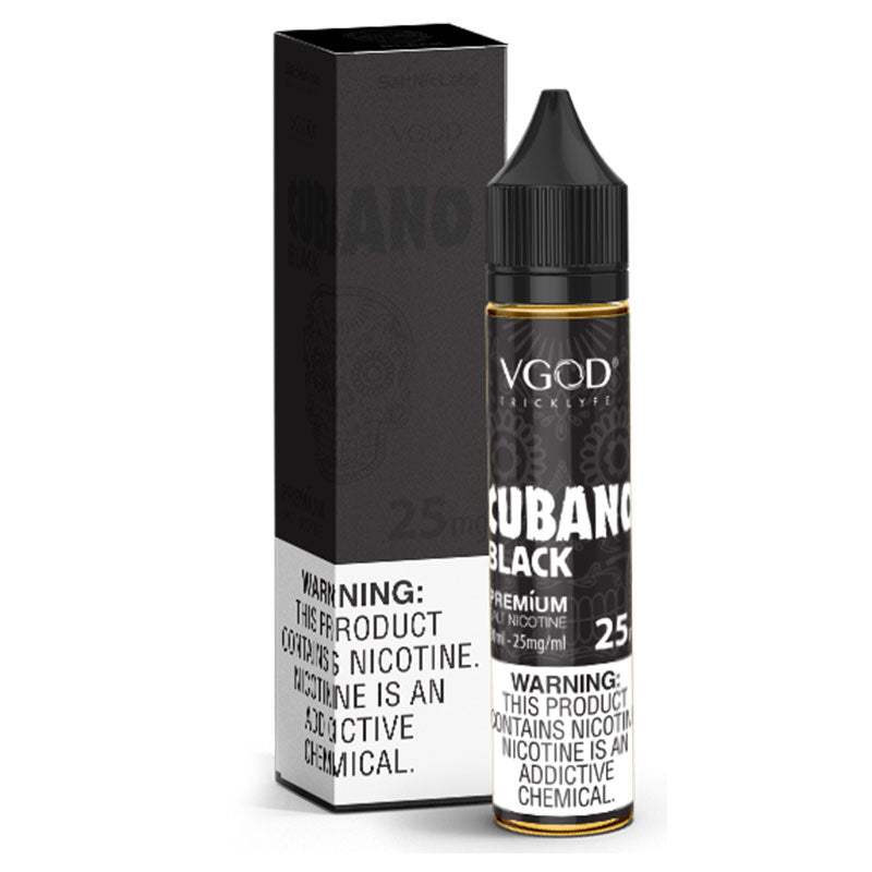 Vgod Cubano Black 25mg 30ml