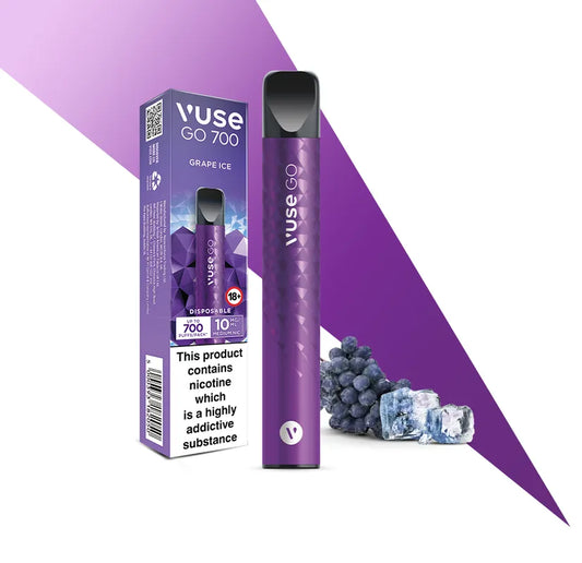 Vuse Go 700 Grape Ice 700Puffs 34mg Disposbale